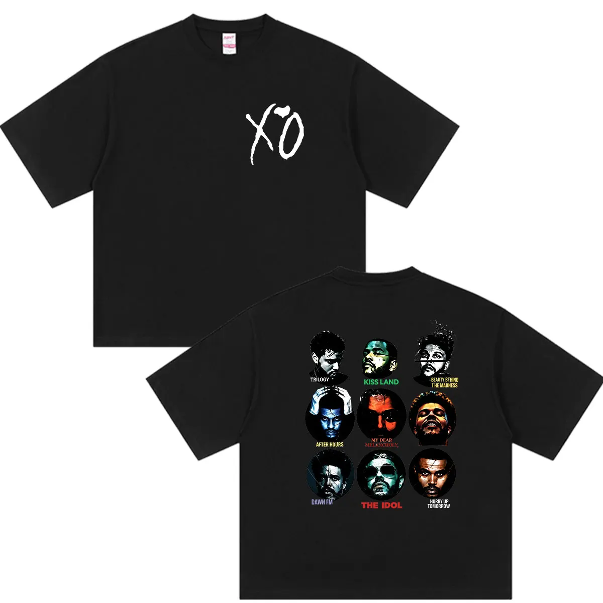 The Weeknd Hurry Up Tomorrow Album XO 2026 Merch T Shirt Men's Hip Hop Retro Style Clothing T-shirts 100% Cotton Oversized Tees
