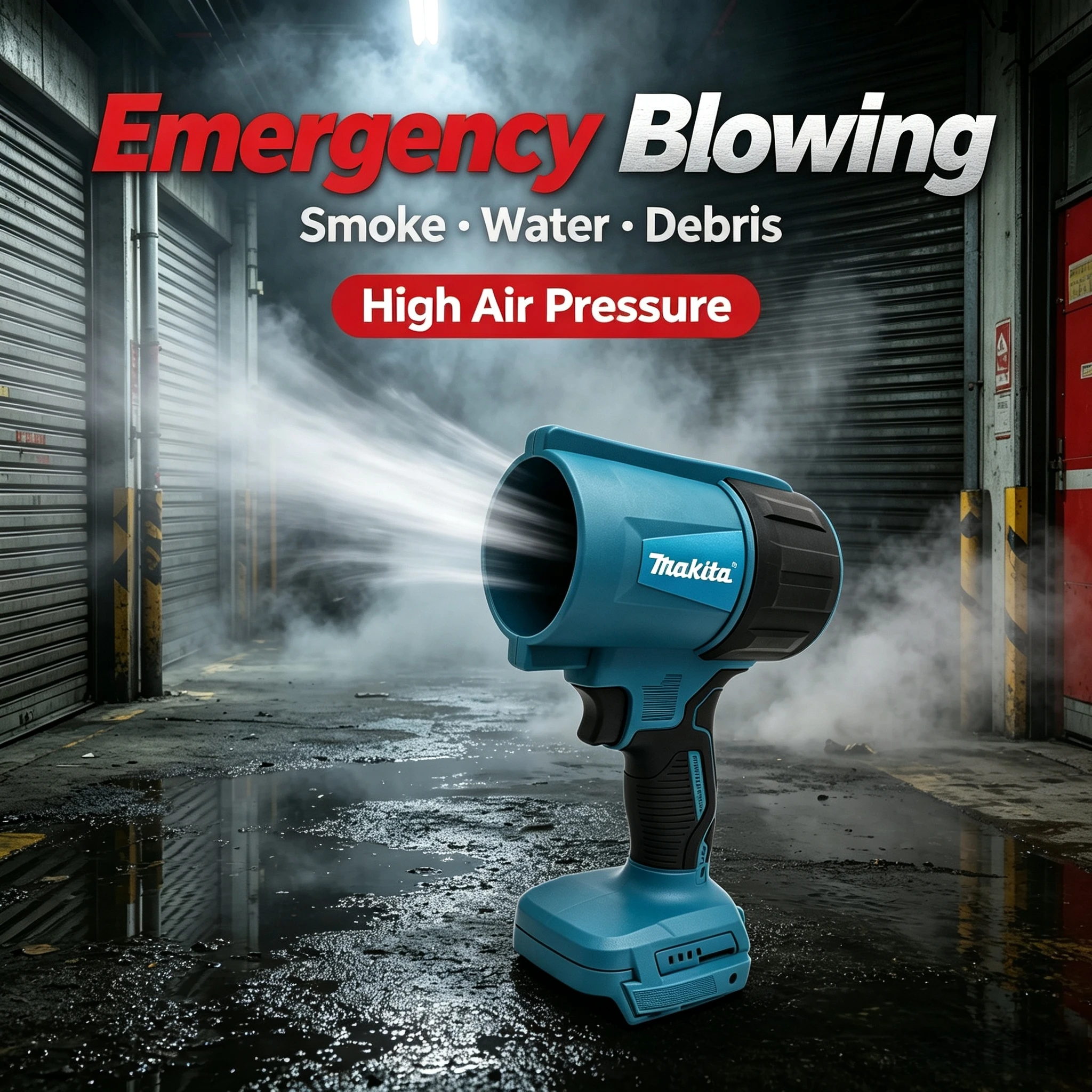 

Makita 18V Turbo Blower: 30000RPM High-Speed Electric Air Duster for Car Detailing (Battery Not Included)