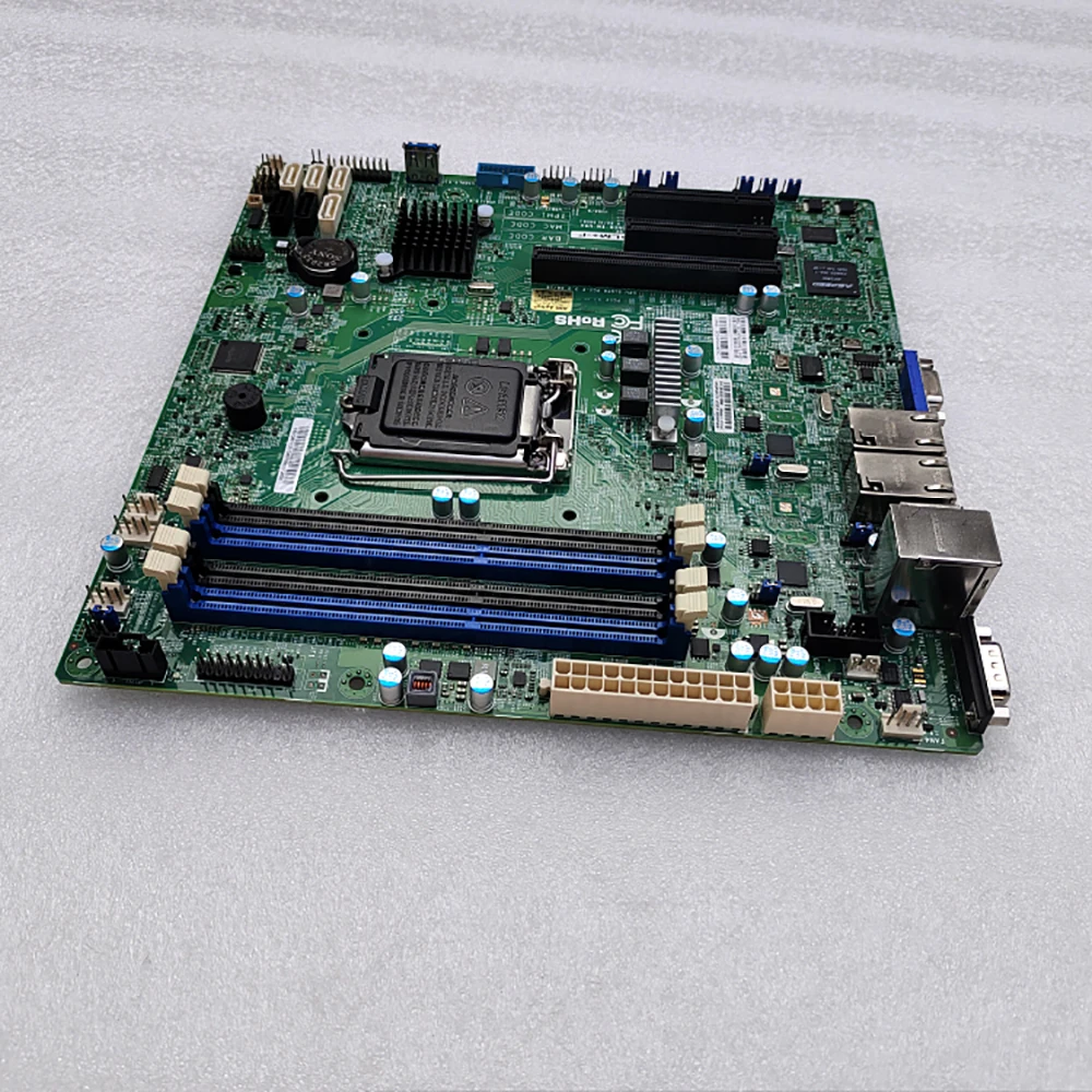 LGA1150 Supports E3-1230 v3/v4 4th Gen For Supermicro Server Motherboard X10SLM+- F