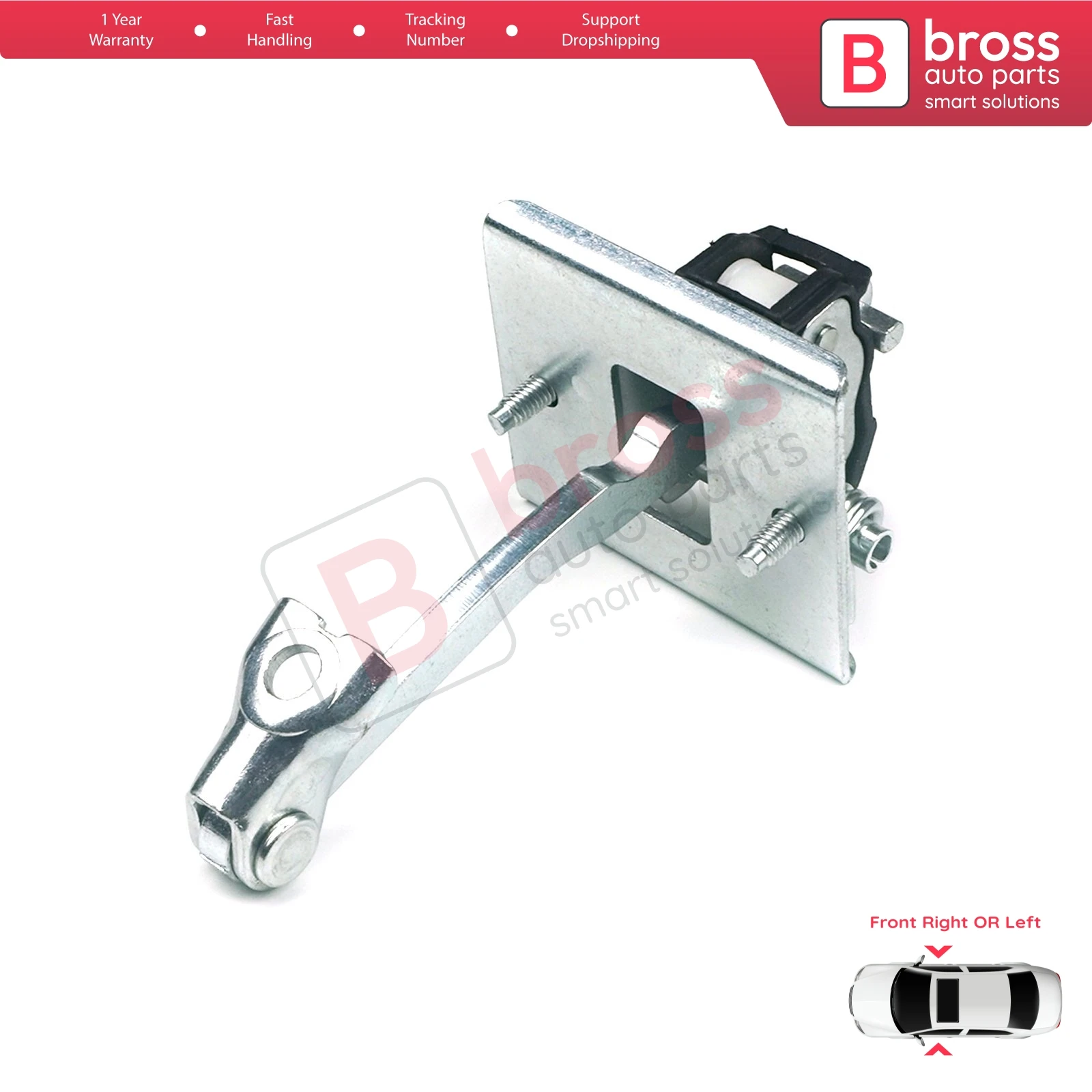 BDP824 Front Left OR Right Door Catch Hinge Brake Stop Check Strap Limiter 9181R1 for Citroen C4 MK2 NC DS4 MK1 NX