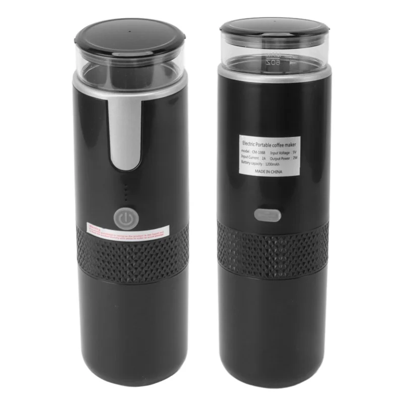 Manually Operated Portable Coffee Machine For K Cup Capsules Ground Coffee Handheld For Hiking Camping