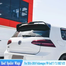For 2013-2020 Volkswagen VW Golf 7 MK7 7.5 TSi TDi GTI Rear Roof Spoiler Wings Oettinger Style ABS Material Body Kit Accessories