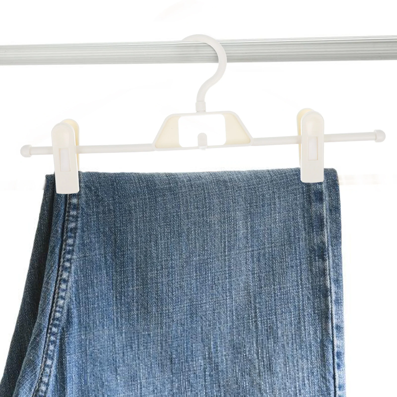 

5 Pcs Telescopic Trousers Hanger Pants Holder Hangers Portable Drying Rack Clothes Laundry Clips Adjustable Tripod