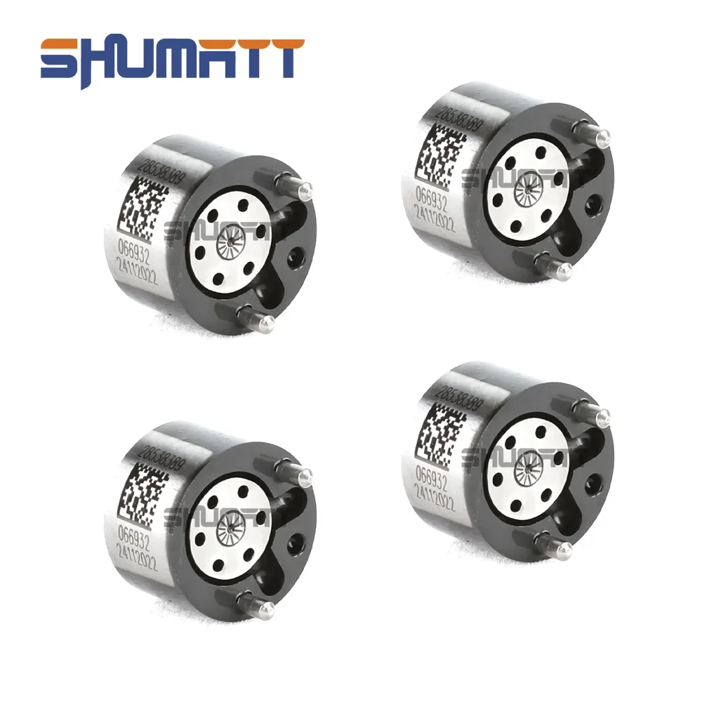 NEW 4 PCS 28538389 Fuel Injector Control Valve 618C Series Valve Body No Groove Valve Core No Groove China Made New