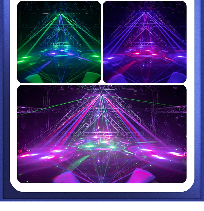 12X15W LED Strahl Moving Head Licht RGBW 4IN1 Super Bee Eye Strobe RGB Laser Licht DMX512 DJ Disco Bühne Party Prom Bar Club – Detail 6
