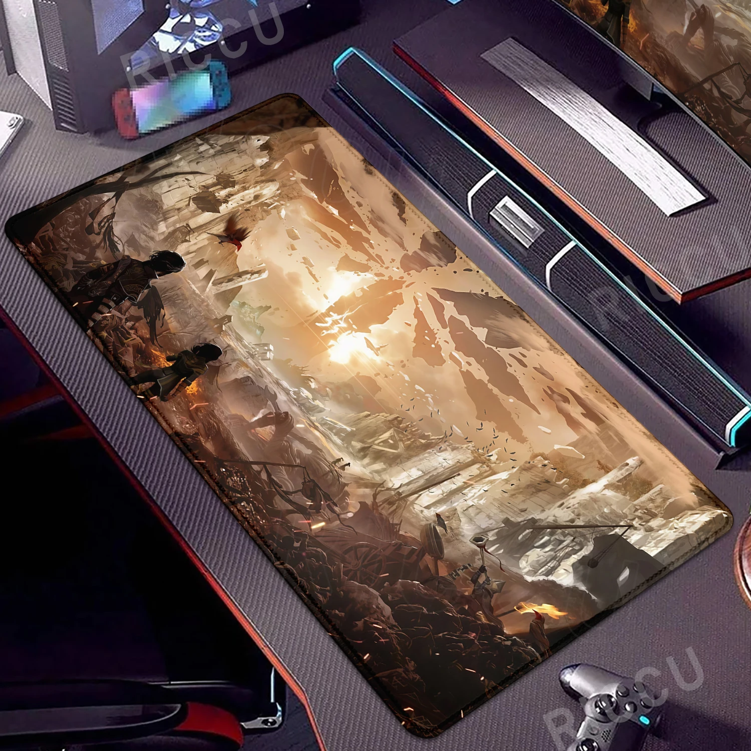 

Gamer Large Mouse Pad Clair Obscur Expedition 33 Mousepad Keyboard Tablemat XXL Gaming Accessories Playmat E-Sports PC Desk Mats