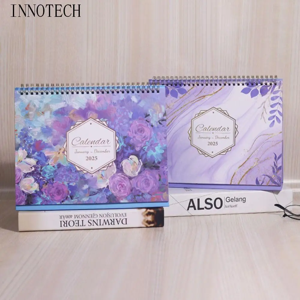 

12-Month 2025 Desktop Calendar Efficient Scheduling To Do List Table Planner Calendar Schedule Organizer Agenda