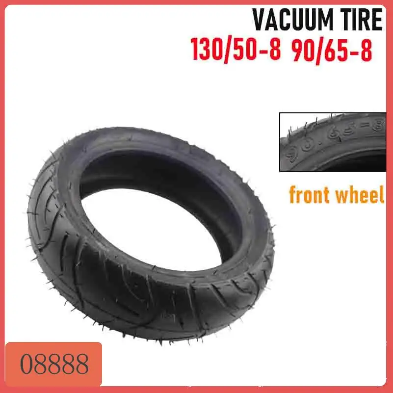 

Высококачественные бескамерные шины для спортивных автомобилей, размер 8 дюймов, 90/65-8, передние вакуумные шины для малогабаритных спортивных автомобилей.