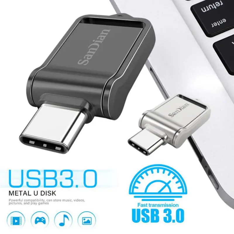 Otg usb 3.0ペンドライブ、ミニフラッシュドライブ、メタルメモリスティック、タイプc、高速、256GB、512GB、512GB、1テラバイト、2テラバイト、キー、新規、2024