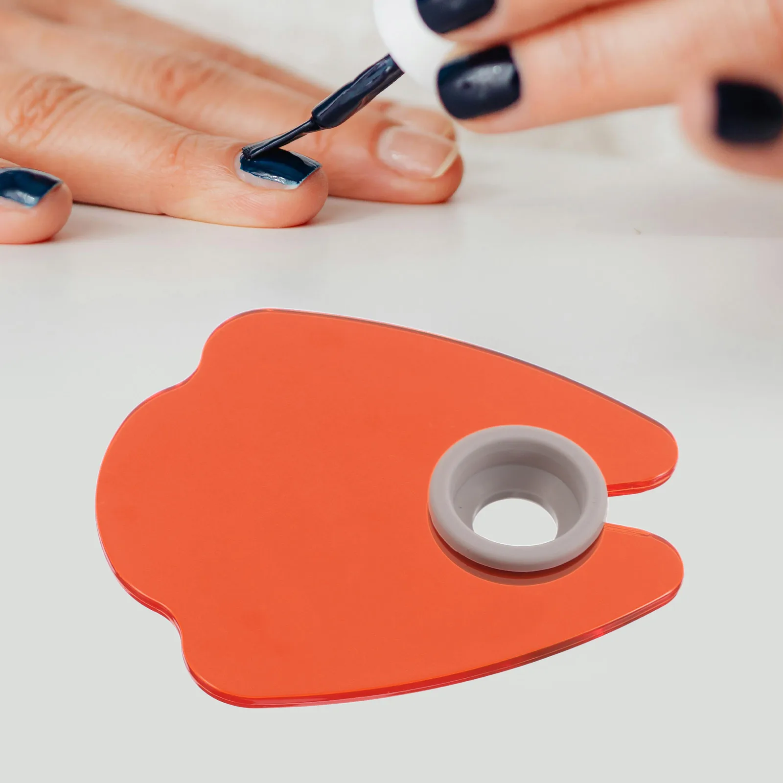 

Nail Block Curing Lamp Shield Eye Protection Shading Plate for Manicure UV LED Light Barrier Durable Plastic Easy for Beauty