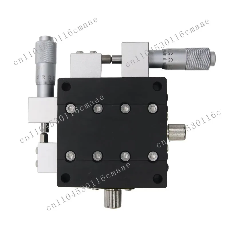 High Precision XY60-L-30 60 * 60mm XY Axis Displacement Table Dressing Station Sliding Table Manual Linear Stage