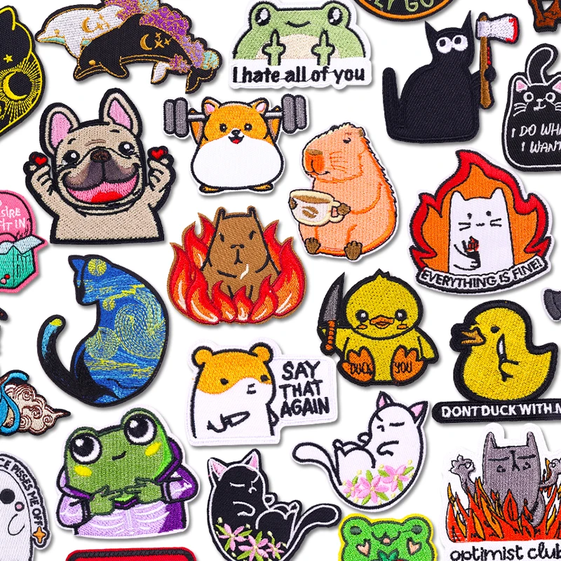 Parches termoadhesivos animales pequeños para jeans, gorras y mochilas - imagen 3