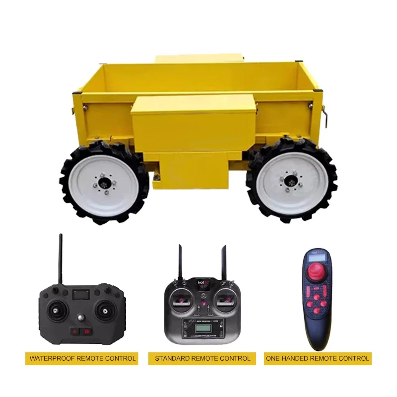 Popular Product 4WD 500kg Agricultural Remote Control All Terrain Transport Mountaineer Trailer