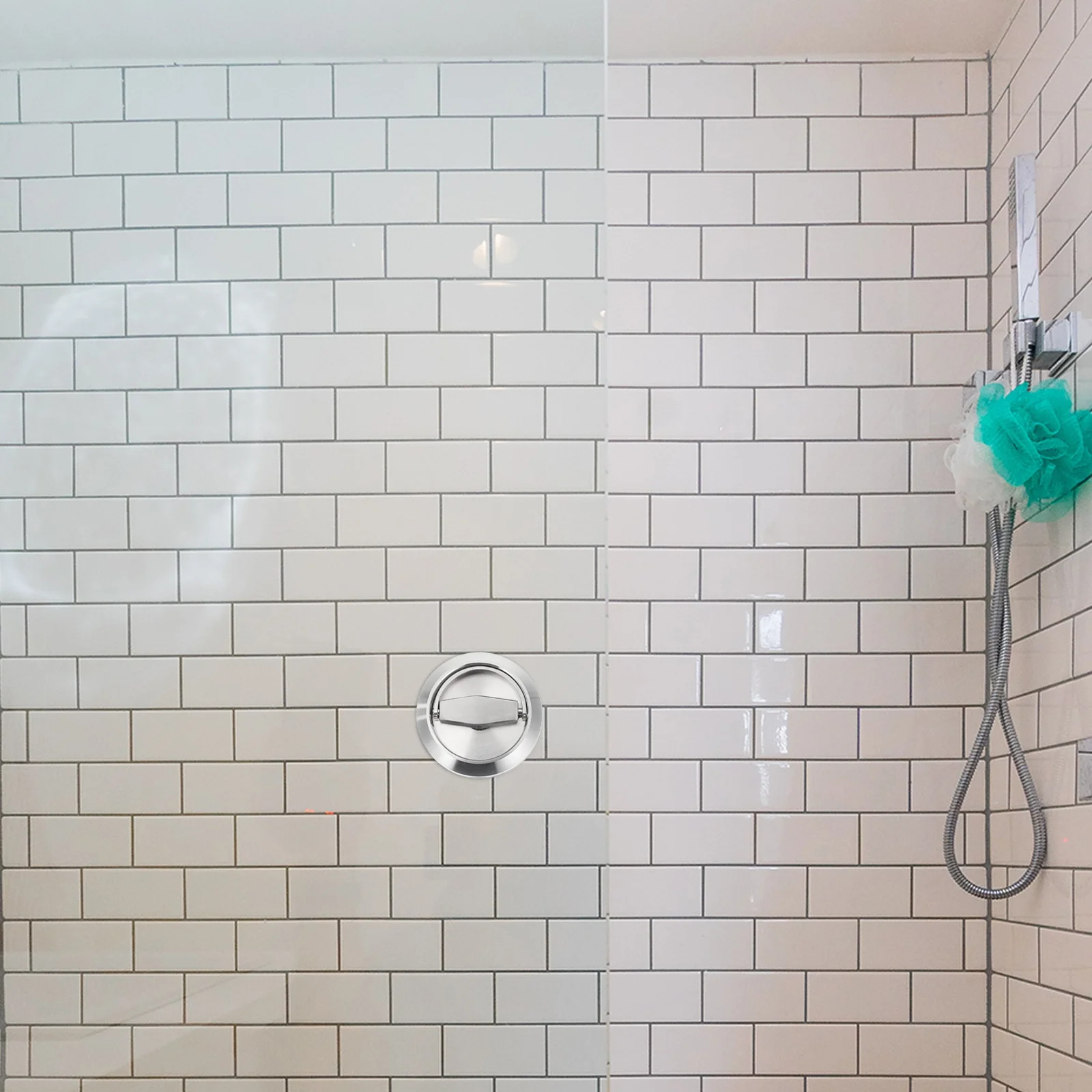 

2Pcs Stainless Steel Sliding Door Handles Recessed Invisible Rotatable Invisible Pull Ring Door Lock Handle Pull Ring Handles