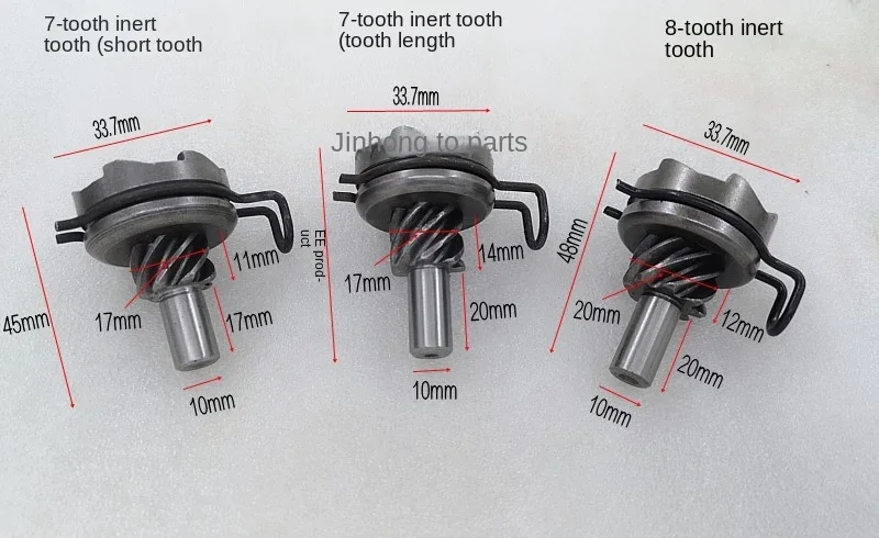 Starter Shaft Gear Idler Sector Teeth For Honda DIO 50 AF18 AF27 AF28 ZX50 AF34 AF35 AF38