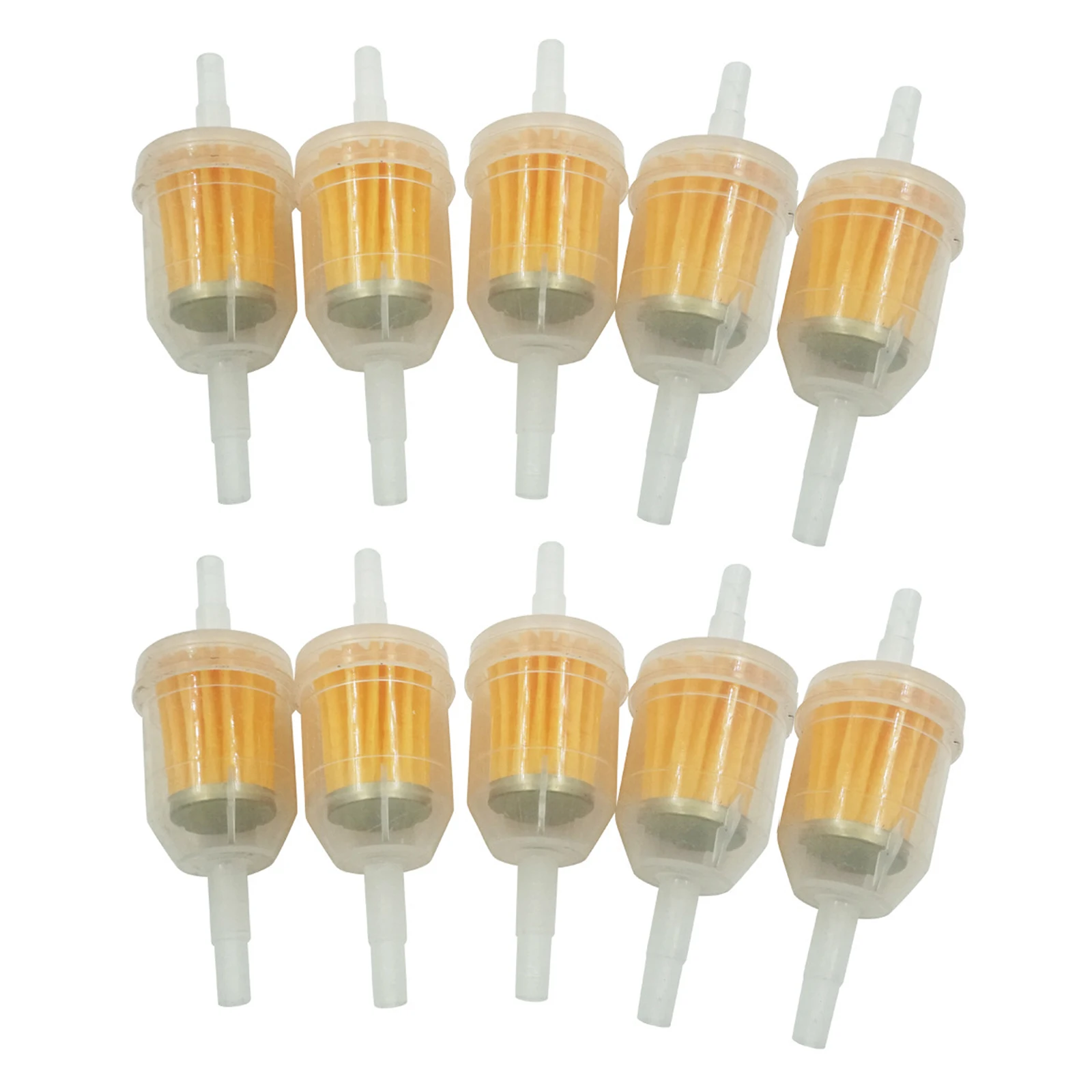 

10pcs Universal Inline Gas/Fuel Filter 6MM-8MM 1/4" For Lawn Mower Small Engine Auto Accessories Motorcycle Accessories Oil Filt