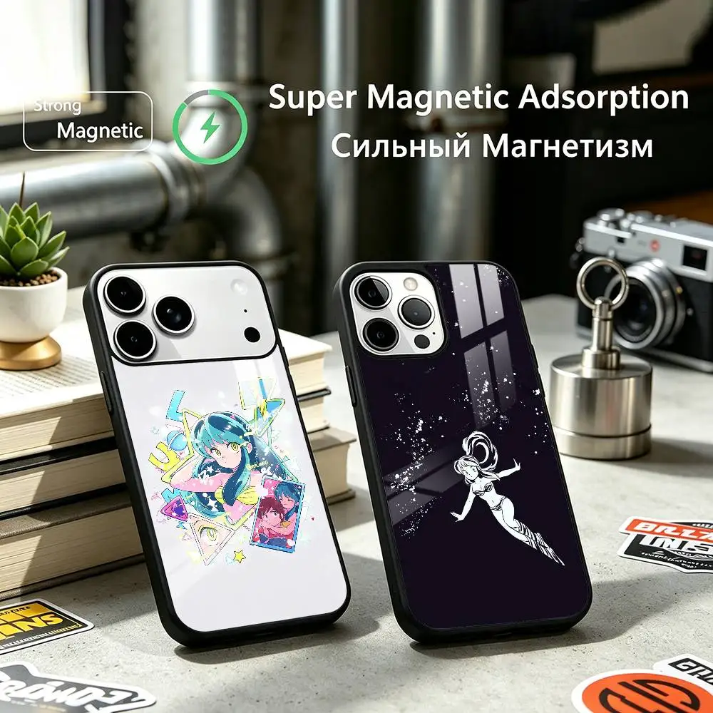 Lum Urusei Y-Yatsura Phone Case For iPhone17,16,15,14,13,12 Plus,Pro Allows magnetic wireless charging