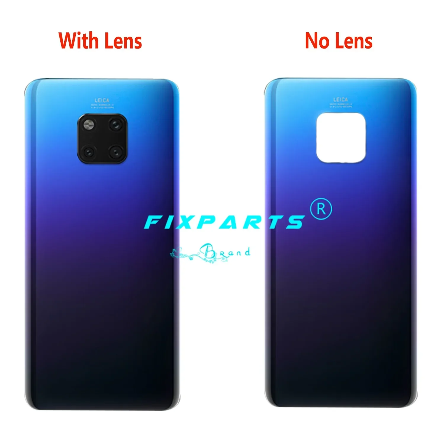 New For Huawei Mate 20 Pro Battery Cover Glass Rear Housing Door Panel Replacement Parts LYA-L09 LYA-L29 Back Cover With Lens