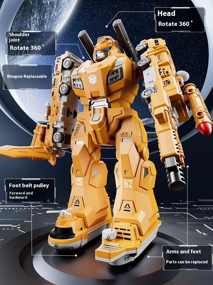 2025, nieuw magnetisch robotspeelgoed voor kinderen, supervervormingscombinatie mecha vakantiecadeaus voor jongens.