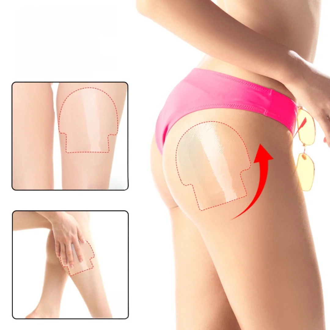 20pcs Invisible Buttock Lifting Patch Thigh Line Lifting Patch Firming Shaping Patch Leg Sticker Sagging Skin Tightening Tape