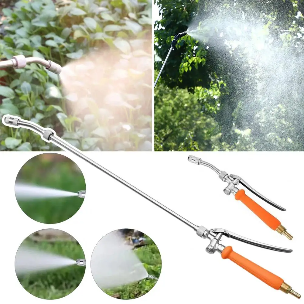 Spray Rod Flower Waterer Sprayer Outdoor Flower Sprayer Wand with Brass Barbs Anti-slip Rubber Handle Garden Tool for Plants