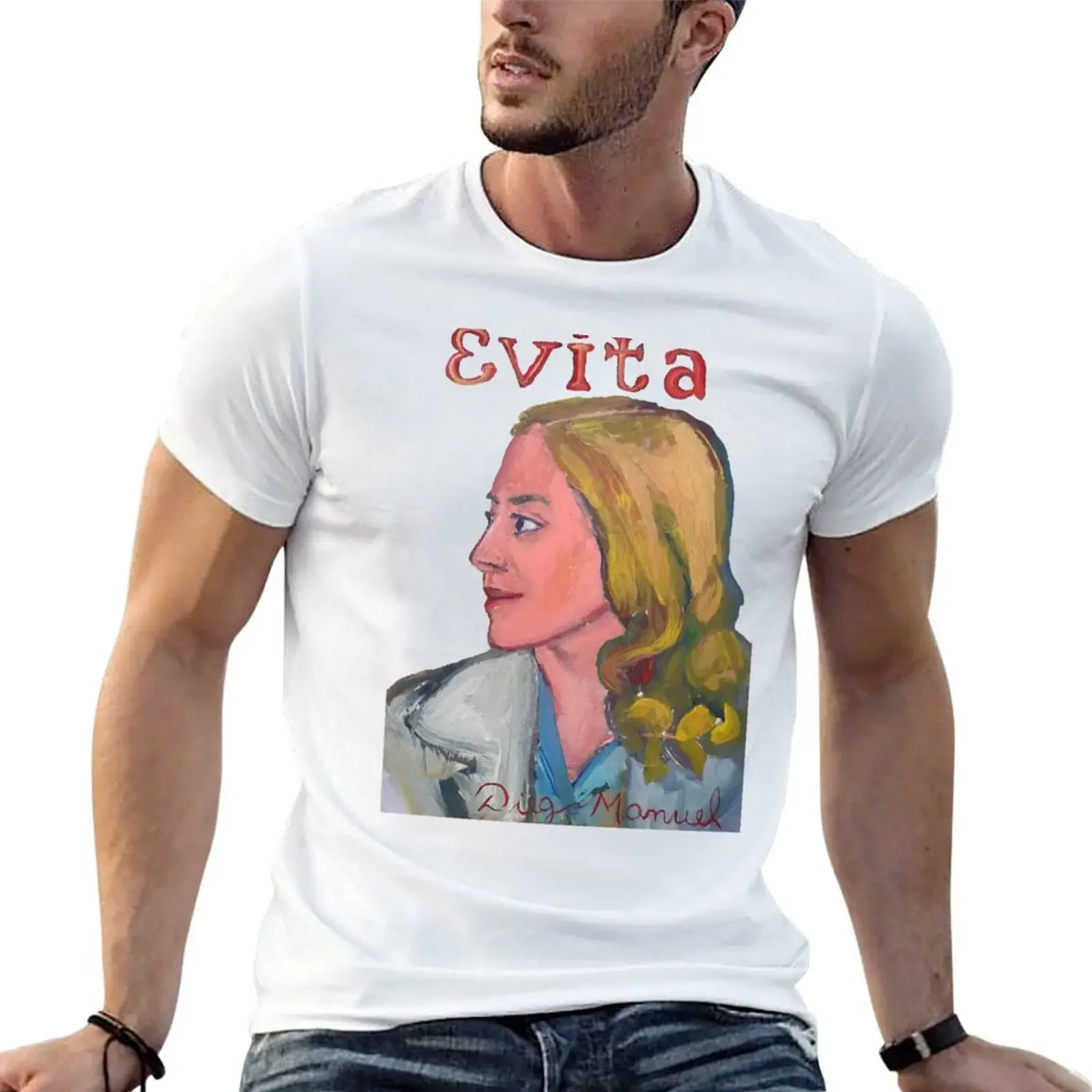 Evita T-Shirt graphics essential t shirt summer clothes workout shirts for men