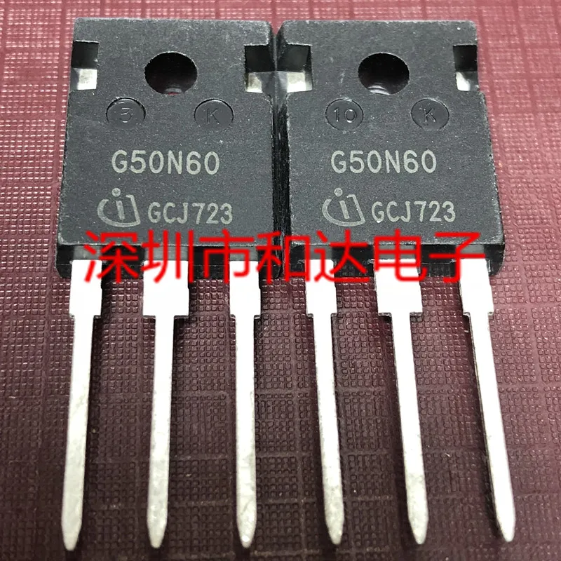 10PCS/Lot G50N60  TO-247 IGBT 600V 50A  Imported Original  Best Quality