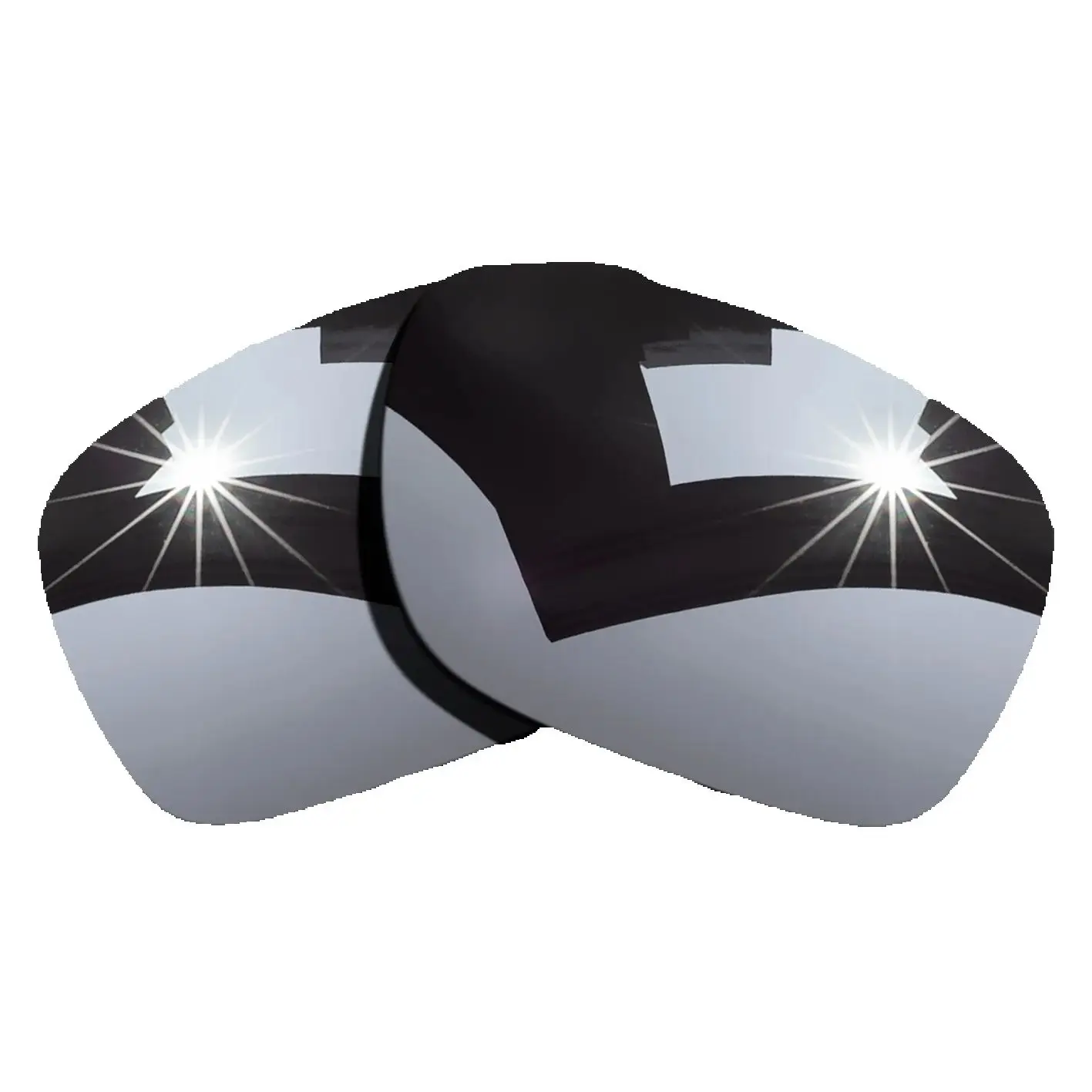 

Polarized Sunglasses Replacement Lenses for-Oakley Sylas 57mm Frame - Silver Mirrored