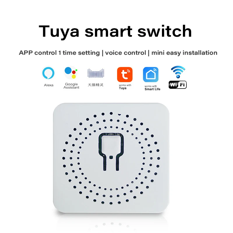 16A WiFi Smart Switch 2 Way Control DIY Light Switches Smart Home Universal Module Work with Tuya Smart Life Alexa Google Home