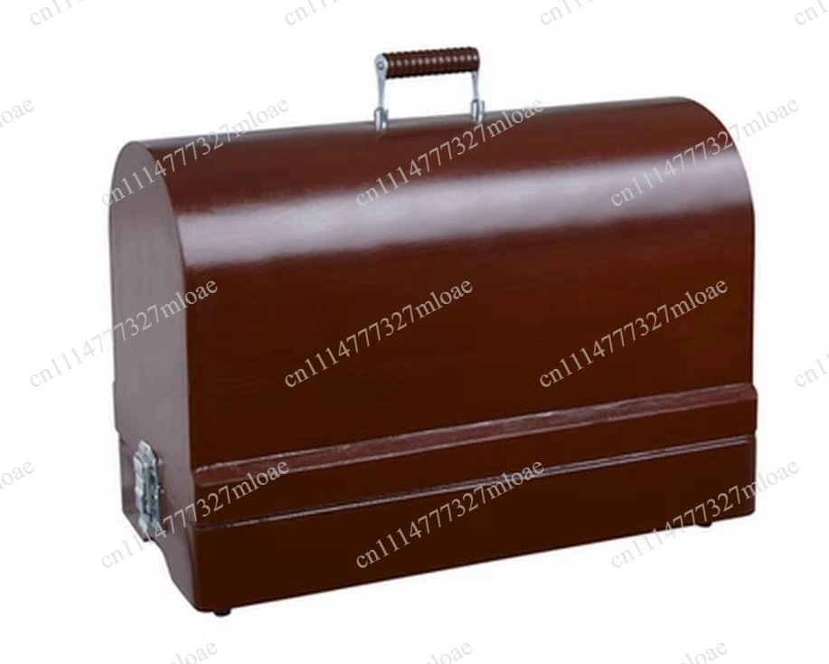 Household Portable Sewing Machine Wooden Case and Lid Suitcase Sewing Machine Closure Bag