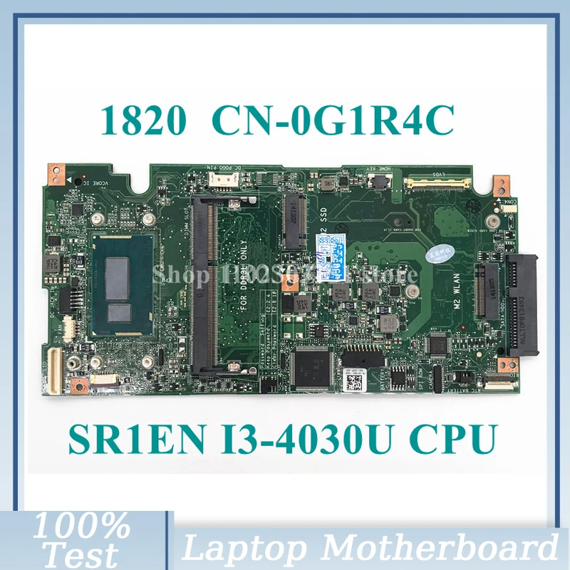 CN-0G1R4C 0g1r4c g1r4c com sr1en I3-4030U cpu mainboard para dell xps 18 1820 portátil placa-mãe 100% completo testado funcionando bem