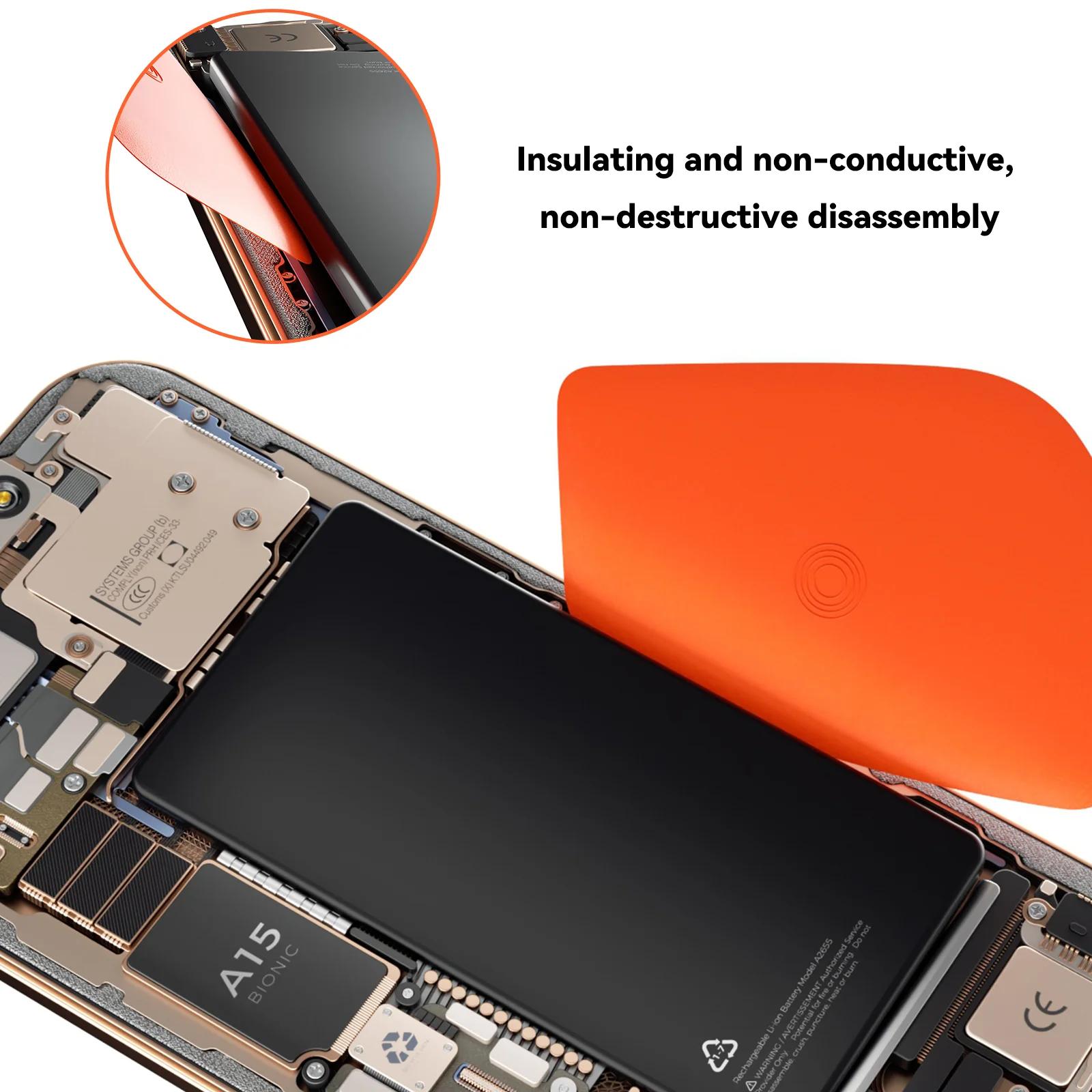 مجموعة أدوات إصلاح احترافية مضادة للكهرباء الساكنة I2C، قضيب رفع إلكتروني ومجموعة Spudger لتفكيك الهاتف المحمول iPad LCD والكمبيوتر المحمول