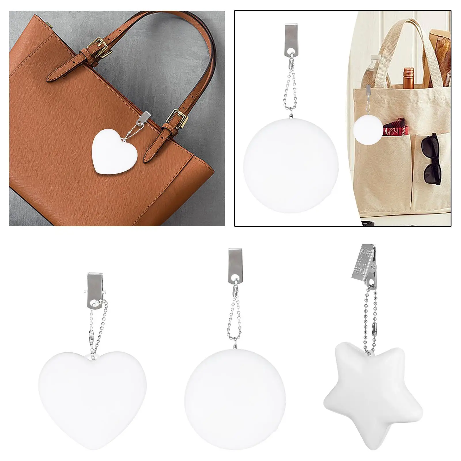 

Handbag Touch Light Accessory Practical Creative Gift Portable for Women Ladies Girls with Automatic Sensor Hanging Night Light