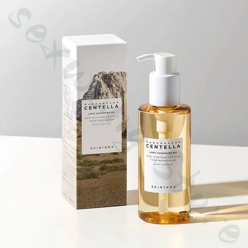 SKIN1004 Huile nettoyante Centella Asiatica, 200ml, émulsification en profondeur, points noirs, pores, étiquettes, sans acné