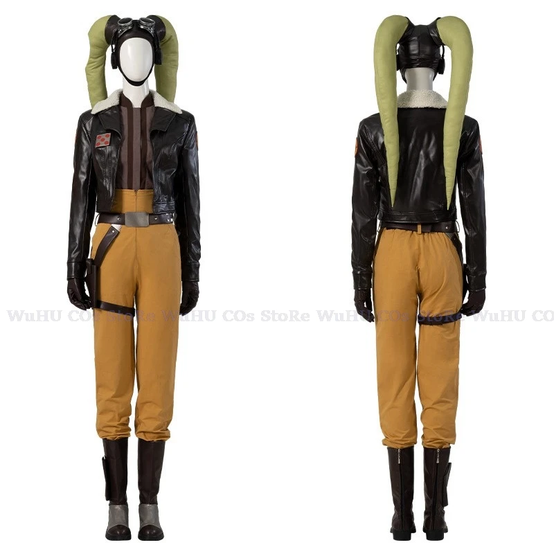 زي تنكري اصطناعي للنساء ، فيلم أنيمي ، بدلة تنكرية أسوكا ، معطف هالوين ، أحذية ، هدايا