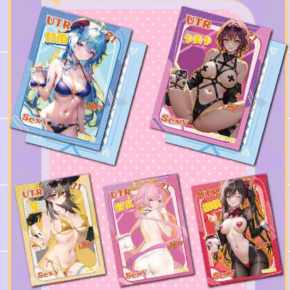 Waifu Goddess Story Collection Cards para niños, juego de mesa, regalo de cumpleaños, juguetes para la familia, Navidad, nuevo