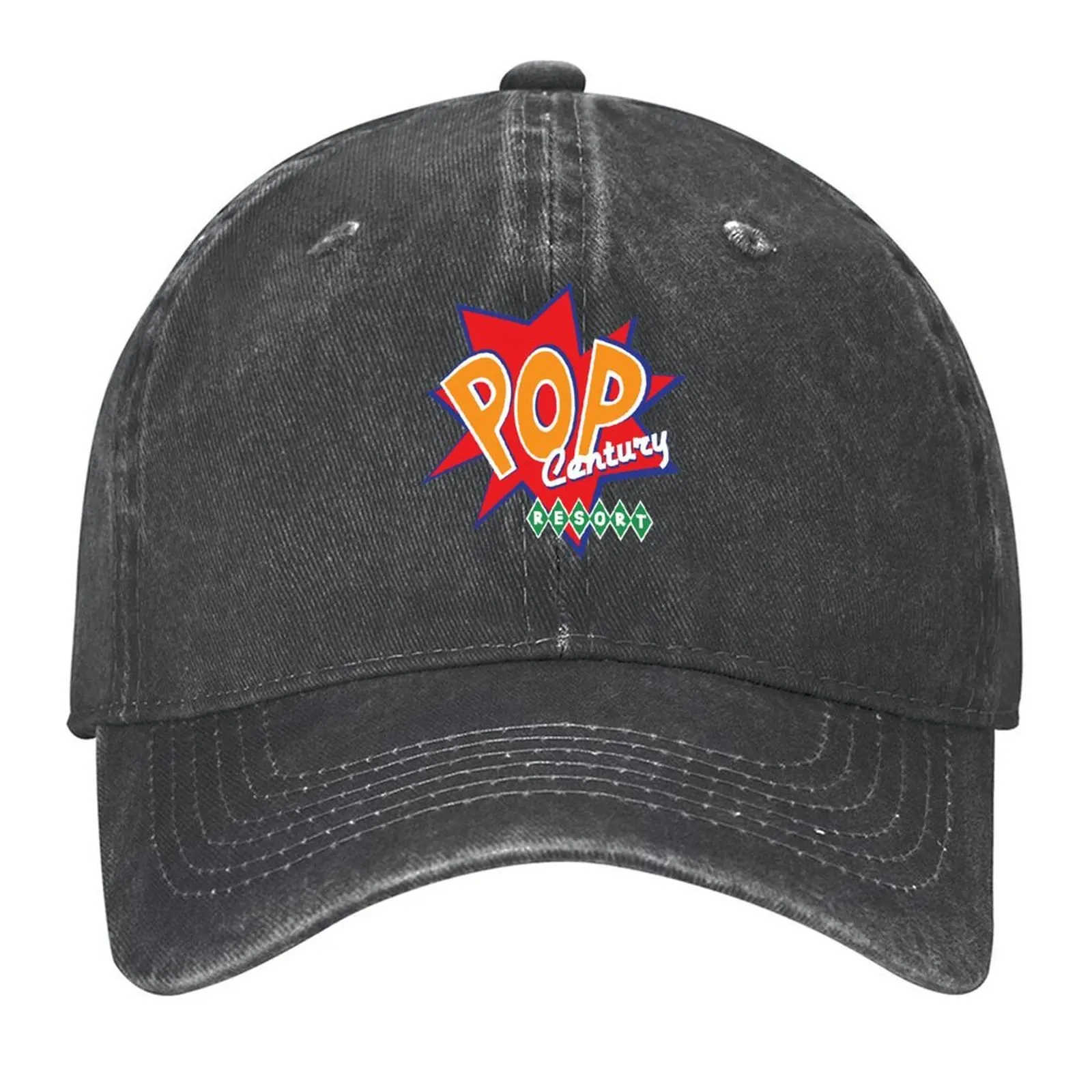 

Pop Century Resort II Baseball Cap custom Hat cute Military Cap Man black Golf Women Men's