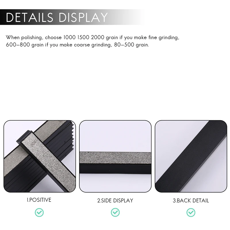 ABXF-10Pcs مجموعة مبراة سكاكين الماس المشحذ لمبراة حافة Ruixin