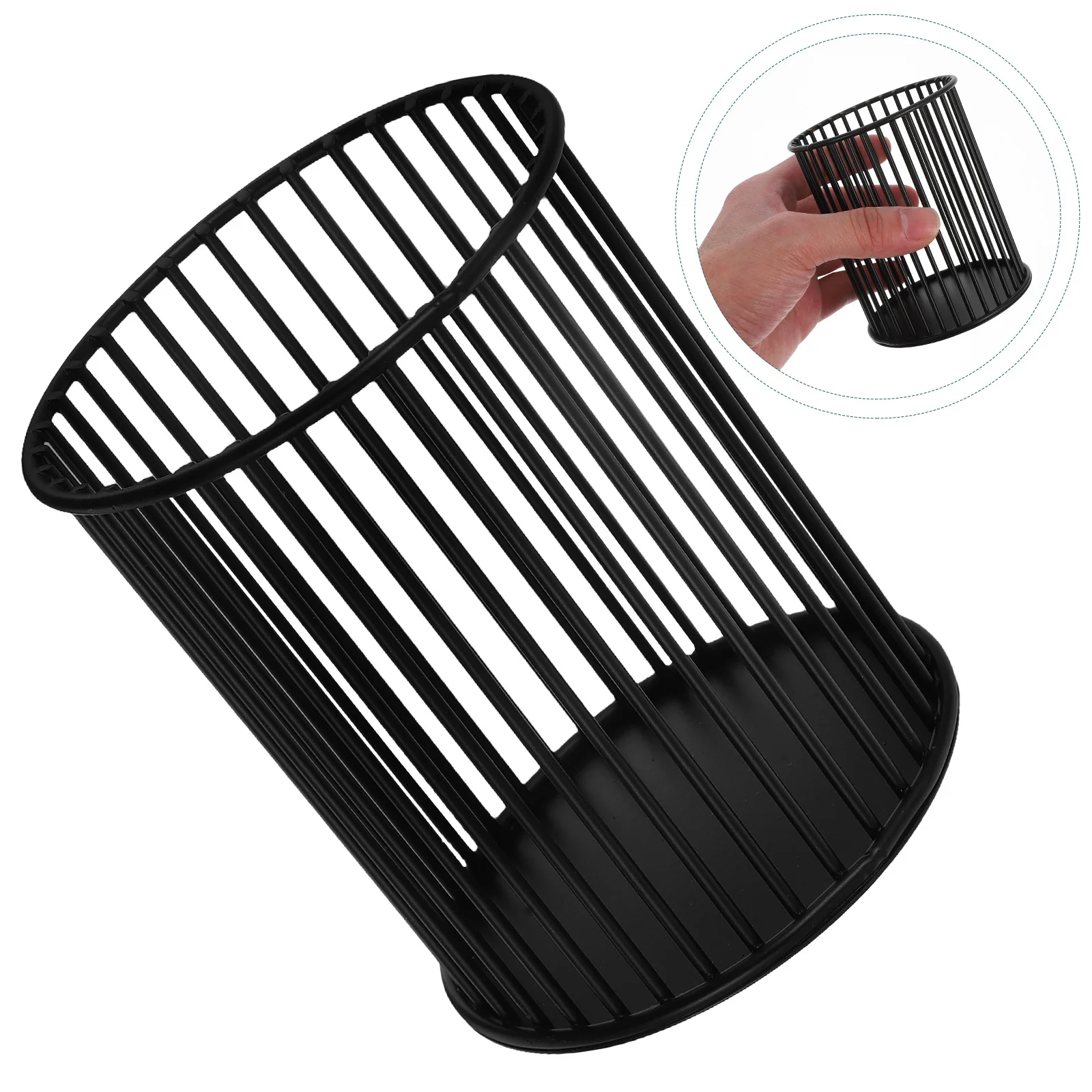 

2Pcs Metal Pen Cup Holder Aesthetic Desktop Organizer for Office Home Makeup Brushes Pencils Stationery Storage