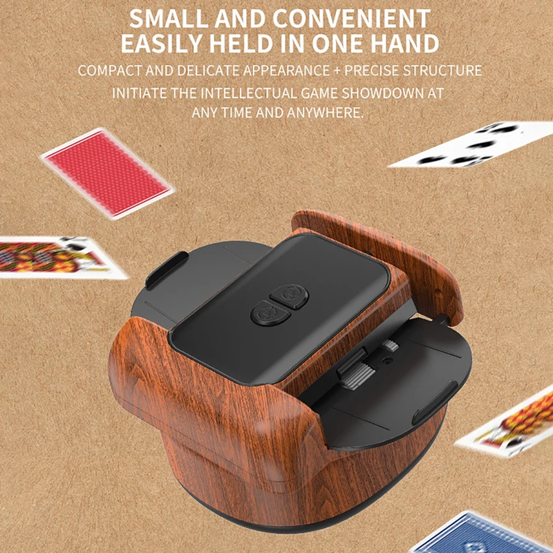 Rechargeable Intelligent Automatic Shuffler 2 Deck Playing Cards Shuffleing Machine for Home Party Poker Quick Shuffling Tools