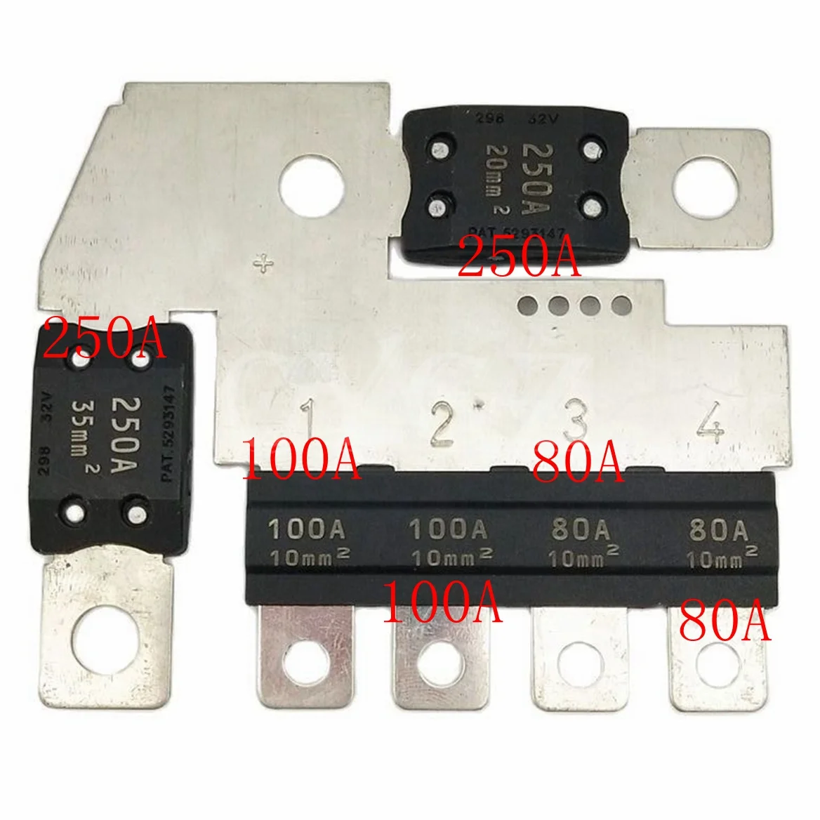 オリジナル品質自動車電気ヒューズスライス250Aためch-evroletクルーズ95168351 96889385 20914309 20815889パット-5293147