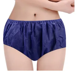 Cuecas descartáveis seco respirável non-woven briefs salão de beleza suor fumegante hotel cuecas descartáveis portátil viagem briefs