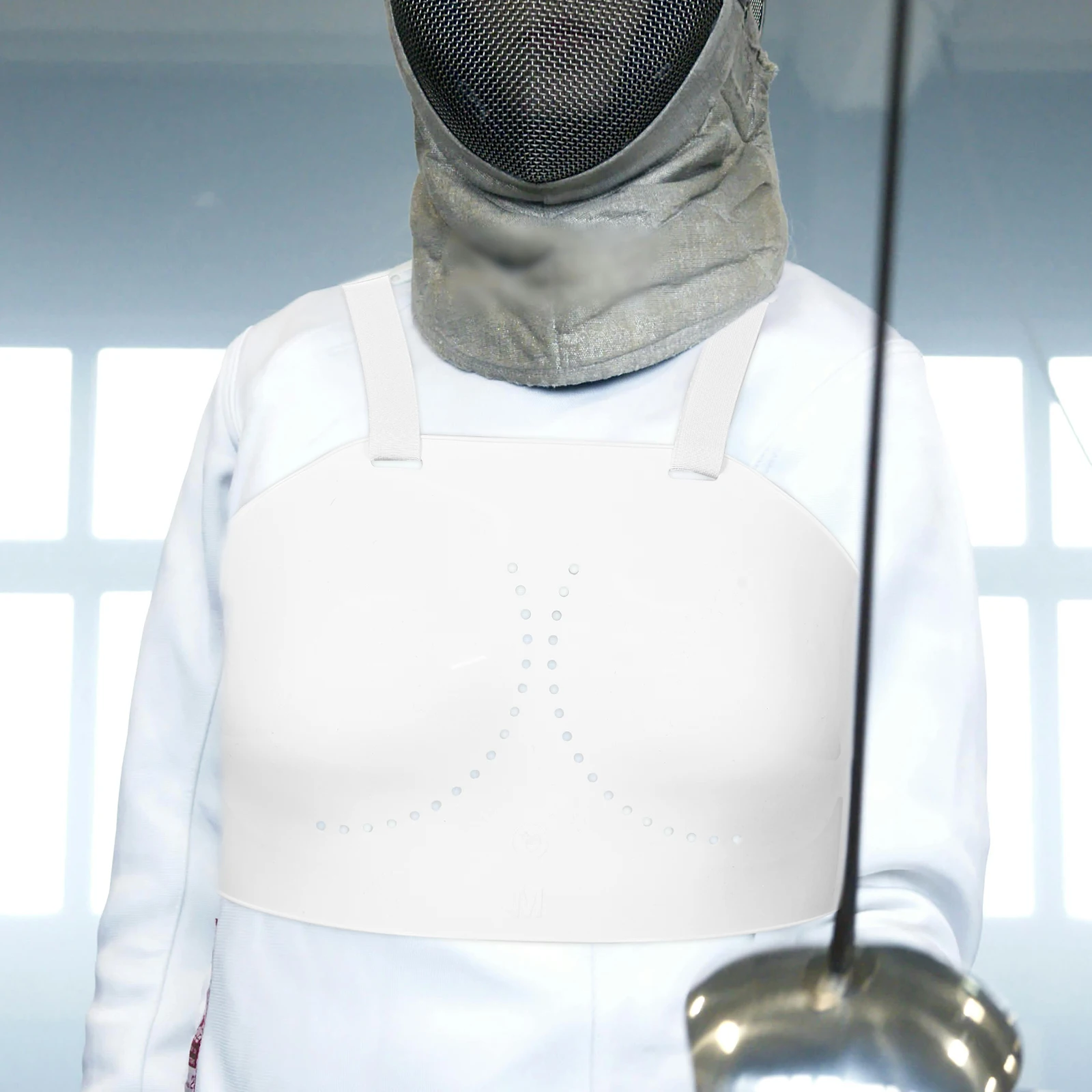 

Sports Fencing Protector Comfortable Fit Chest Guard for Training and Competition Portable Safety Equipment Fencing Protector