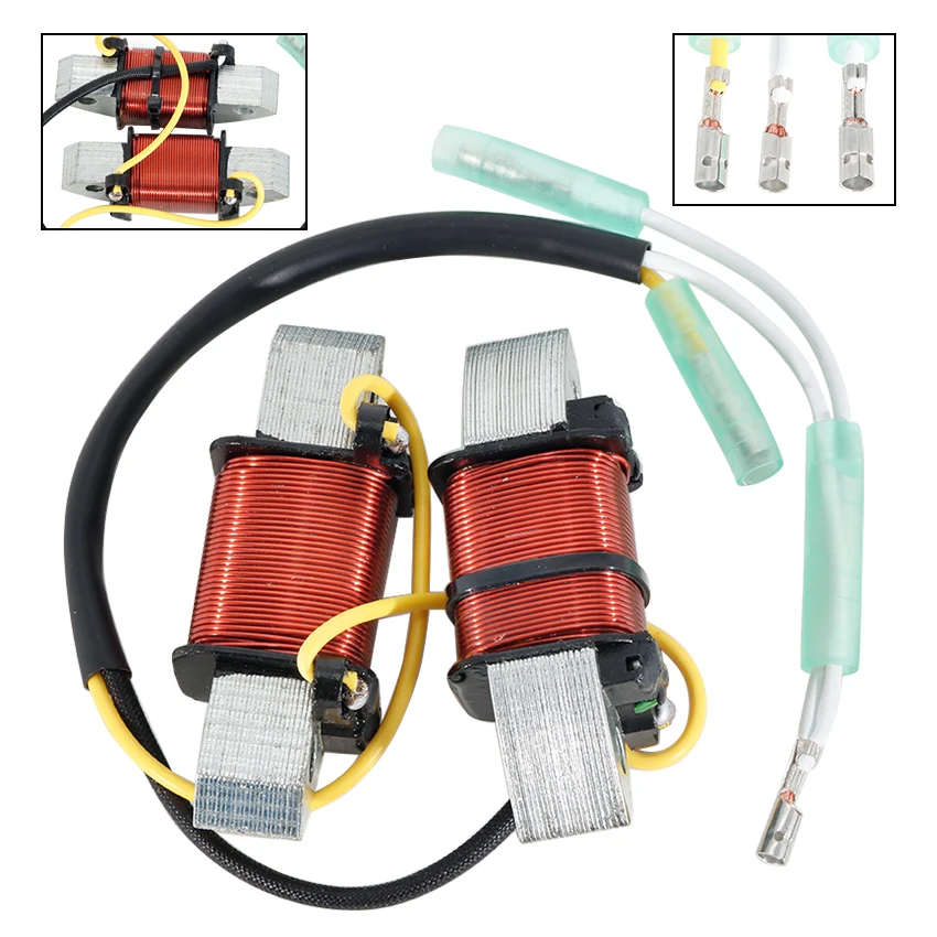 Motorcycle Ignition Stator Coil For Tohatsu 40HP M40D2 50HP M50D2 For Nissan 40HP M40D2 50HP M50D2 OEM:3C8061231 3C8-06123-1