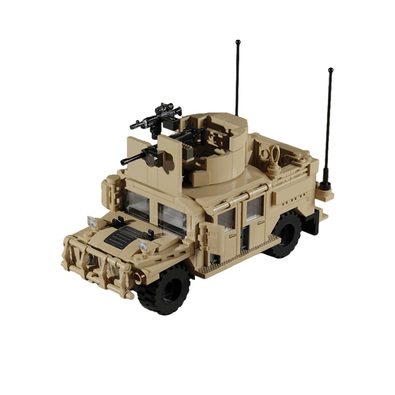 M1165A1 Armored Vehicle Model MOC Building Bricks War Equipment Modular Technology Gifts Holiday Assemble Children Toys Suit