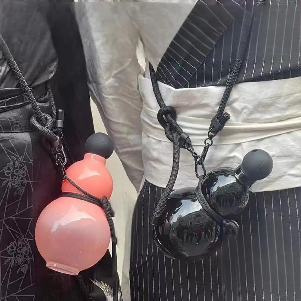 Gourd Style Water Bottle PC 800ml Insulated Chinese Retro Portable Sports Water Bottle for Men Women