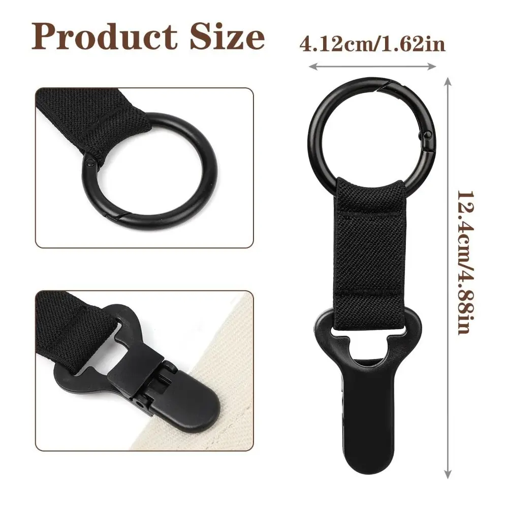 Multi-purpose Portable Travel Hat Clip Clip On Hands Free Hat Hanging Hook Anti-lost Storage Hook for Travel on Bag