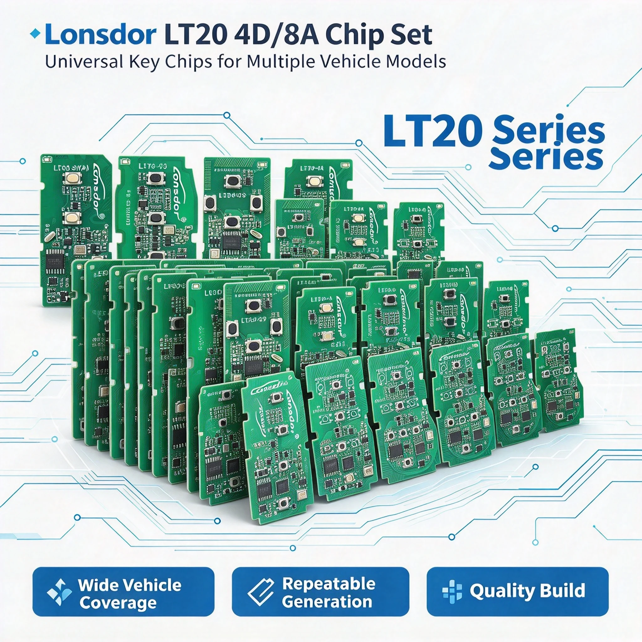 Lonsdor LT20 8A+4D Smart Key LT20-01 LT20-02 LT20-03 LT20-04 LT20-05 LT20-06 LT20-07 LT20-08 LT20-10 Support K518 K518ISE KH100+