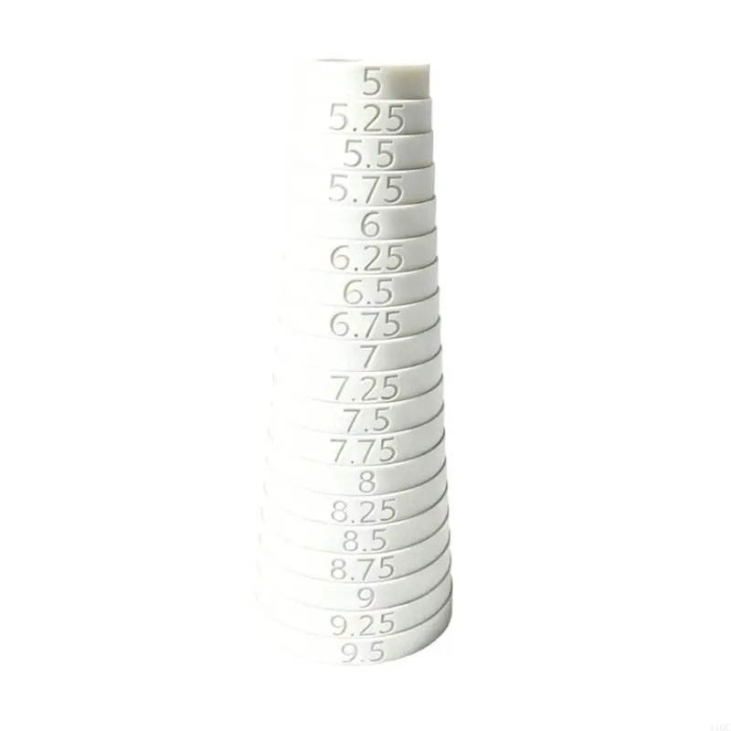 Bangle Measuring Tool with 5 to 9.5 Inch Scale, Clear Readings, Tapered Bracelet Measure Cone for Jewelry Workshop Use 