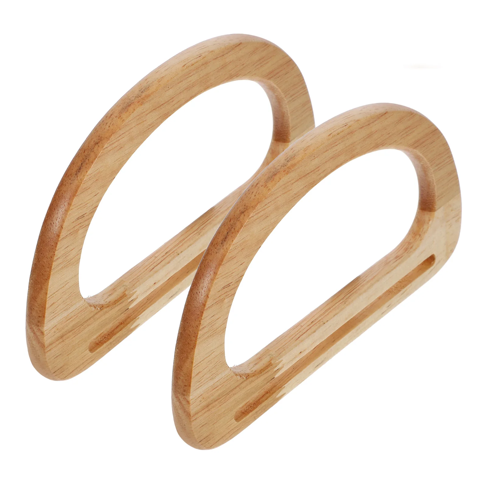 2 pçs pequeno saco acessórios compras cabides bolsa de madeira carteira bolsa alças